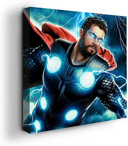 Miniatura 15 de MAVIS PRINT Dead Poool - Decoración de pared Marval de 12 x 16 pulgadas, impresión HD y marco de madera, decoración moderna de pared para Annt