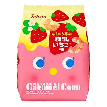 東ハト♡キャラメルコーン いちご味 マスコット【激レア】 東ハト♡キャラメルコーン いちご味 マスコット【激レア