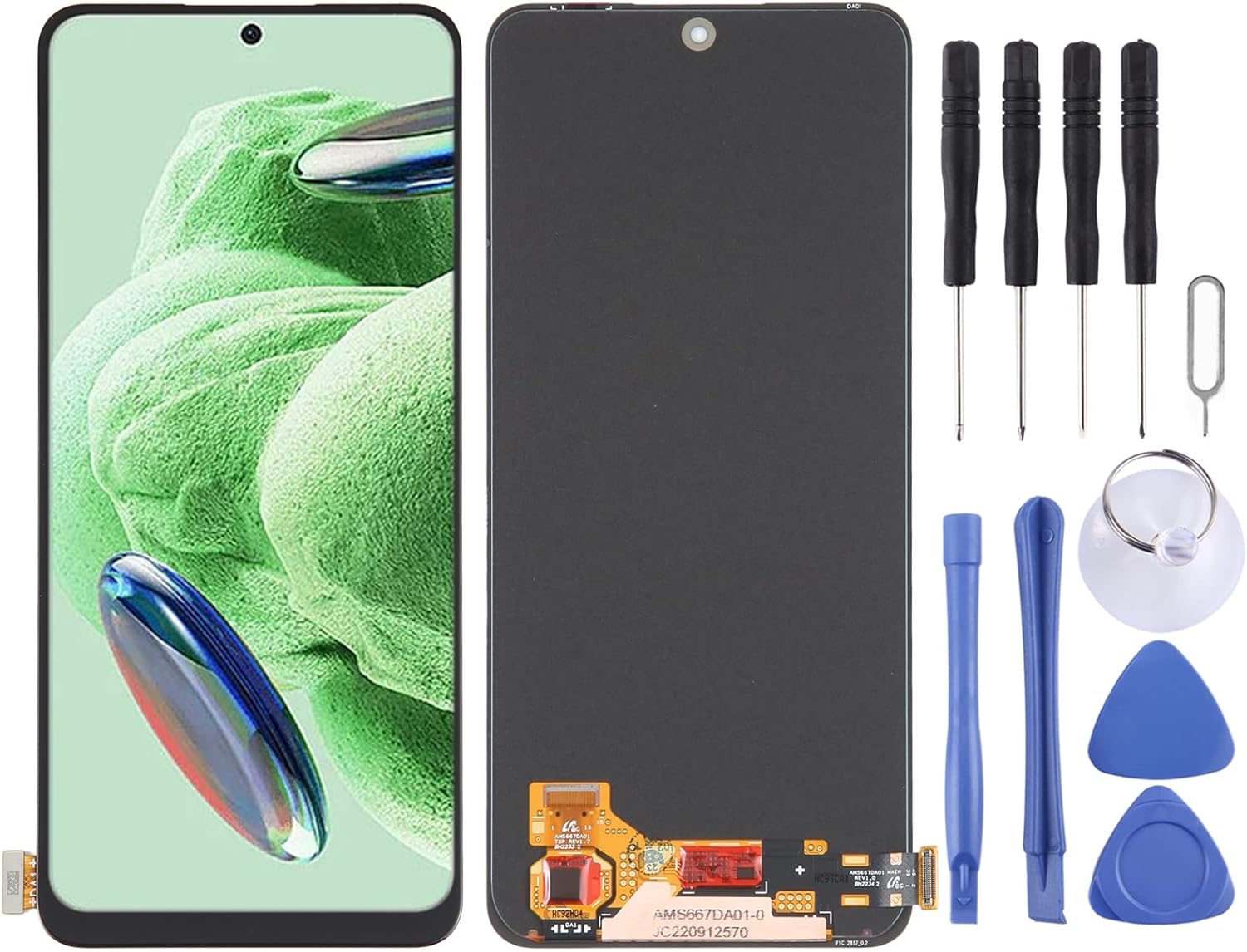 mobile phone lcd display touch screen amoled lcd screen for xiaomi redmi note 12 chinanote 12 5g with digitizer full assembly telephone accessorie