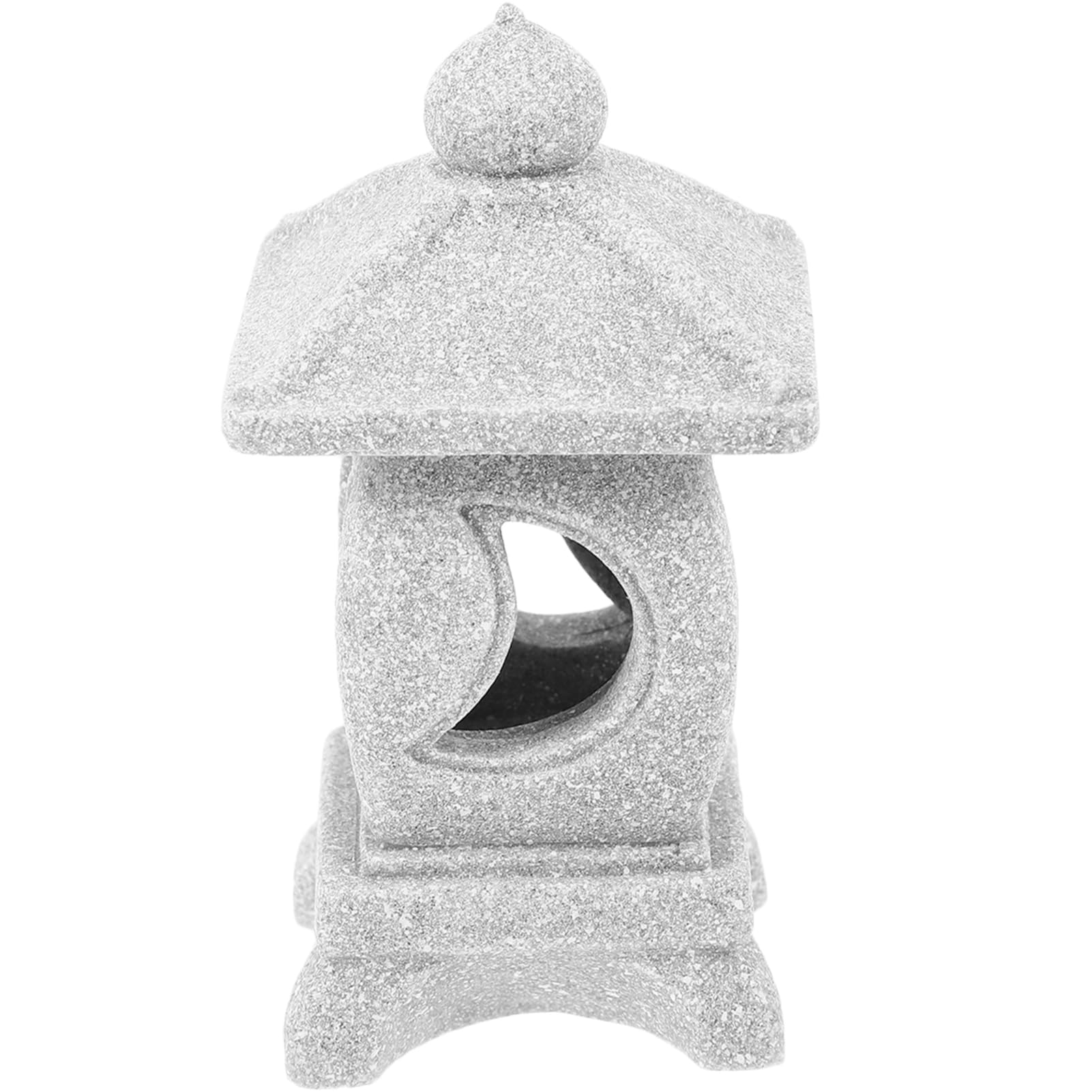 POPETPOP 5 Piezas De Adornos De Lámpara De Piedra Decoración De Pecera Linterna Solar Linternas para Exteriores Plantas De Acuario Mini Templo Piedras De Acuario Pagoda De Piedra De