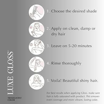ECRU New York LUXE GLOSS Hair Gloss for Enhanced Color and Glass-Like Shine