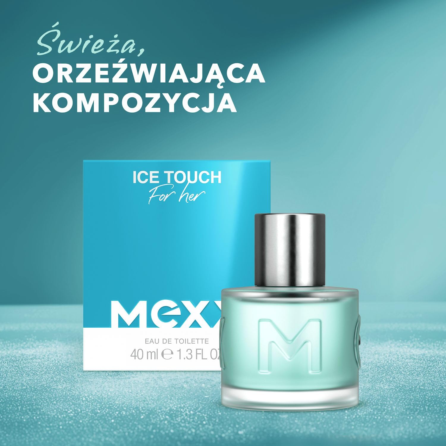 Mexx Ice Touch Woda Toaletowa dla Kobiet, o Świeżym, Kwiatowym Zapachu, 40 ml