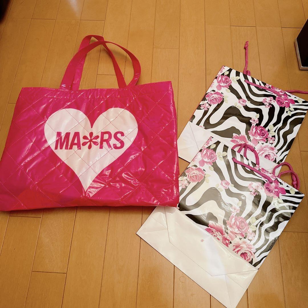 MARS＊マーズ＊キルティングトートバッグ Amazon.co.jp: mars マーズ キルティングバッグ レアショップ袋2枚 3点