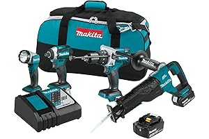 Makita XT450T 18V LXT Lithium-Ion Brushless Cordless Combo Kit: Top-Tier Power and Versatility