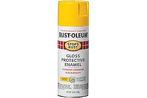 Rust-Oleum Sunburst Yellow Spray Paint: Beautify and Protect Metal Surfaces