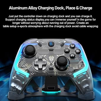 REDMAGIC Wireless Controller PC mit Ladestation Gaming Controller Gamepad
