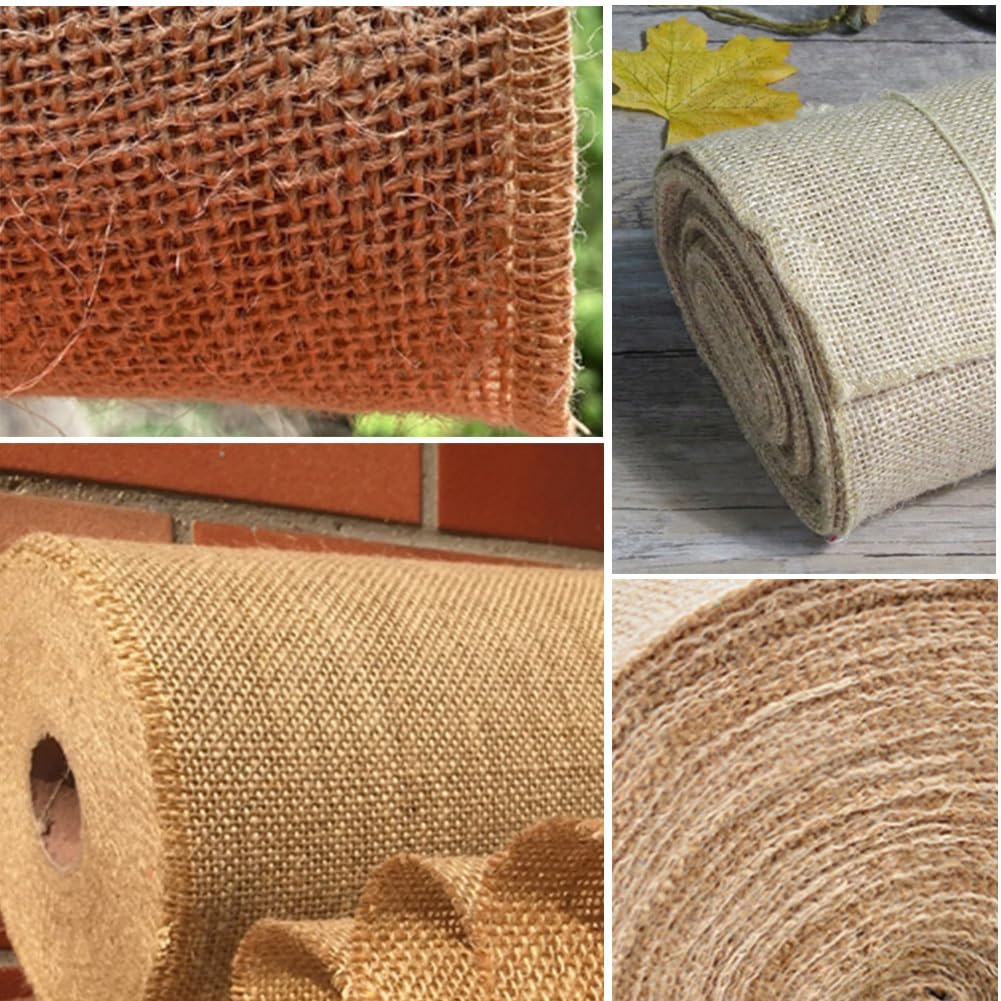 Taśma jutowa 180 cm x 3 m, taśma jutowa, do owijania, taśma prezentowa, taśma ozdobna, taśma ozdobna, taśma ozdobna, taśma z materiału, taśma dekoracyjna