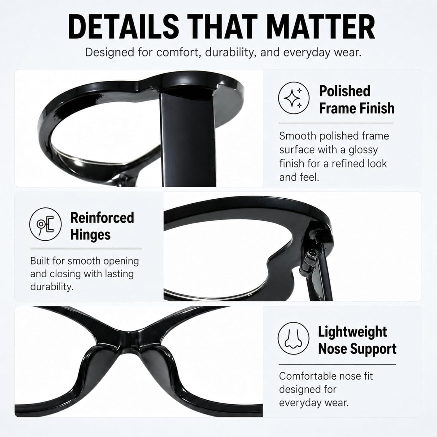 Butterfly Shape Glasses for Women Retro Clear Flat Lens