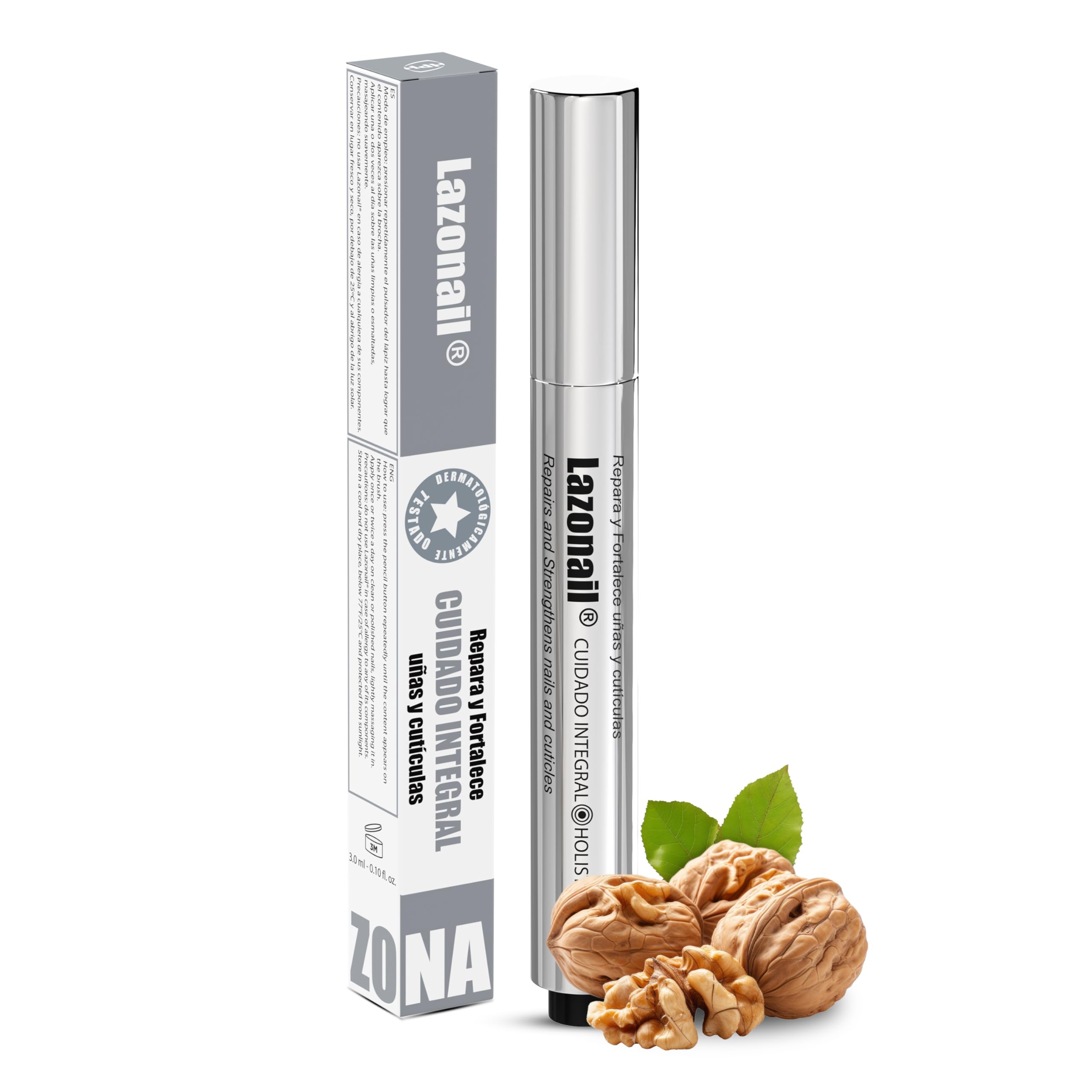 ＿nail〻〻 Lazonail Nail Strengthening & Repair Gel, Restores Brittle Nails