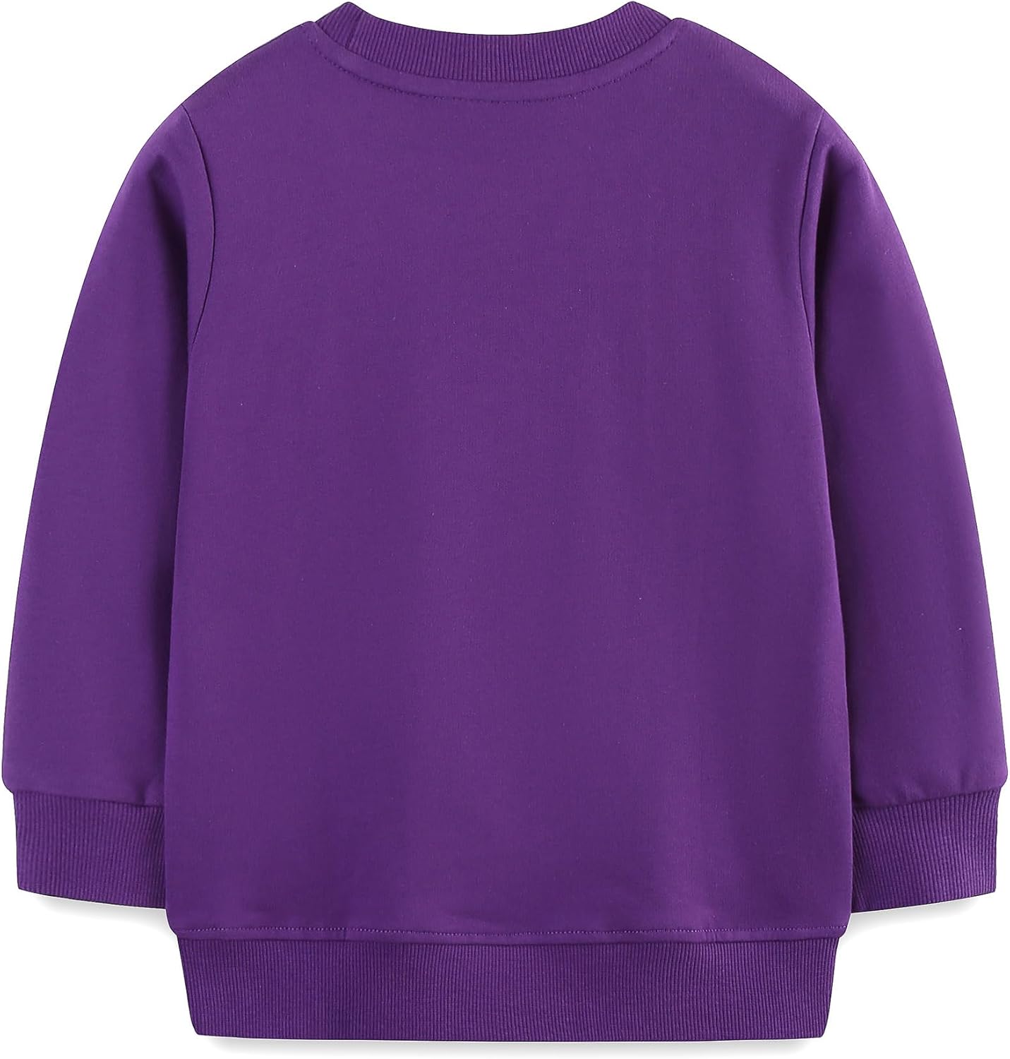 FreeLu Girls Cotton Pullover Sweatshirts Kids Cute Cartoon Printed Crewneck Tops - Image 3