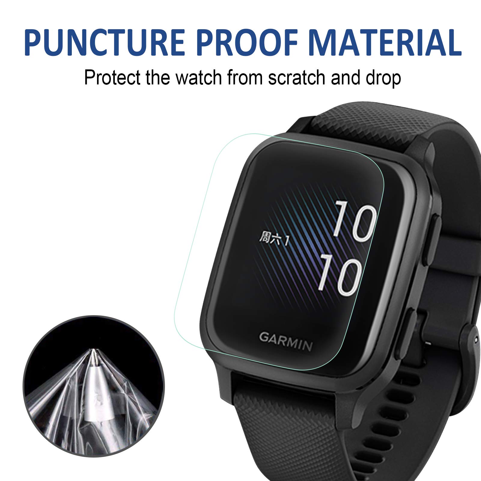 Lamshaw Hard PC Case With Screen Protector For Garmin Venu 3S 41mm / Venu 3 45mm Smartwatch (2 - View #12