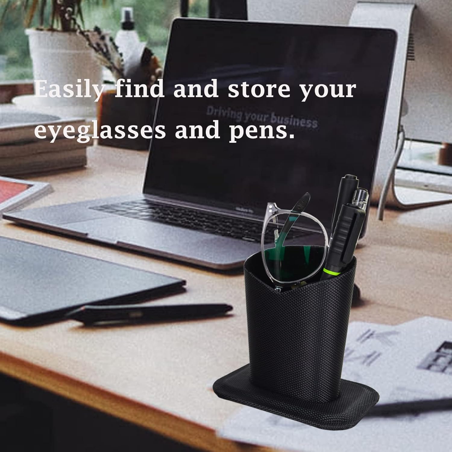 1 Pack Eyeglasses Holder Stand Glasses Stand Case Eyeglasses Protective Holder for Desks or Nightstands - Image 5