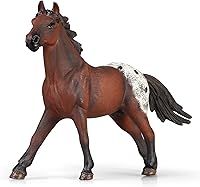 Vista 3 de 4 Pieces Horse Figurine for Kids ，3-5-6-8-10-12 Year Old Horse Toy for Girls,Realistic Big Plastic Horses ,6'' Toddler Boy Horse Party Decorations
