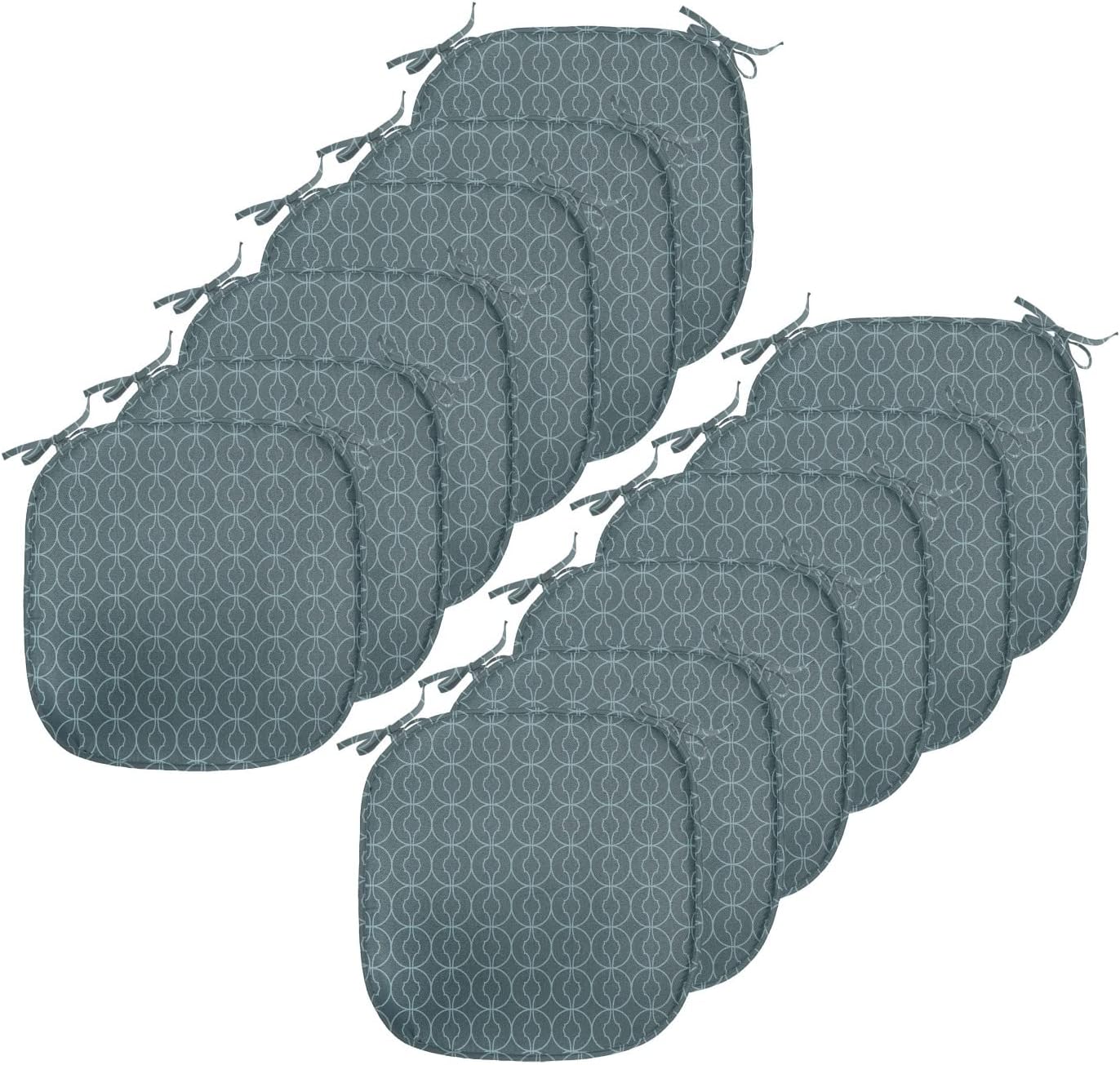 ABAKUHAUS Blue Dining Chair Cushions Moroccan Interior Details