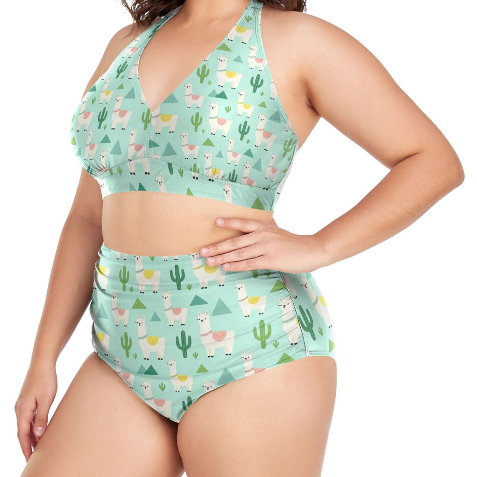 FRODOTGV Stroje kąpielowe damskie plus size L-4XL