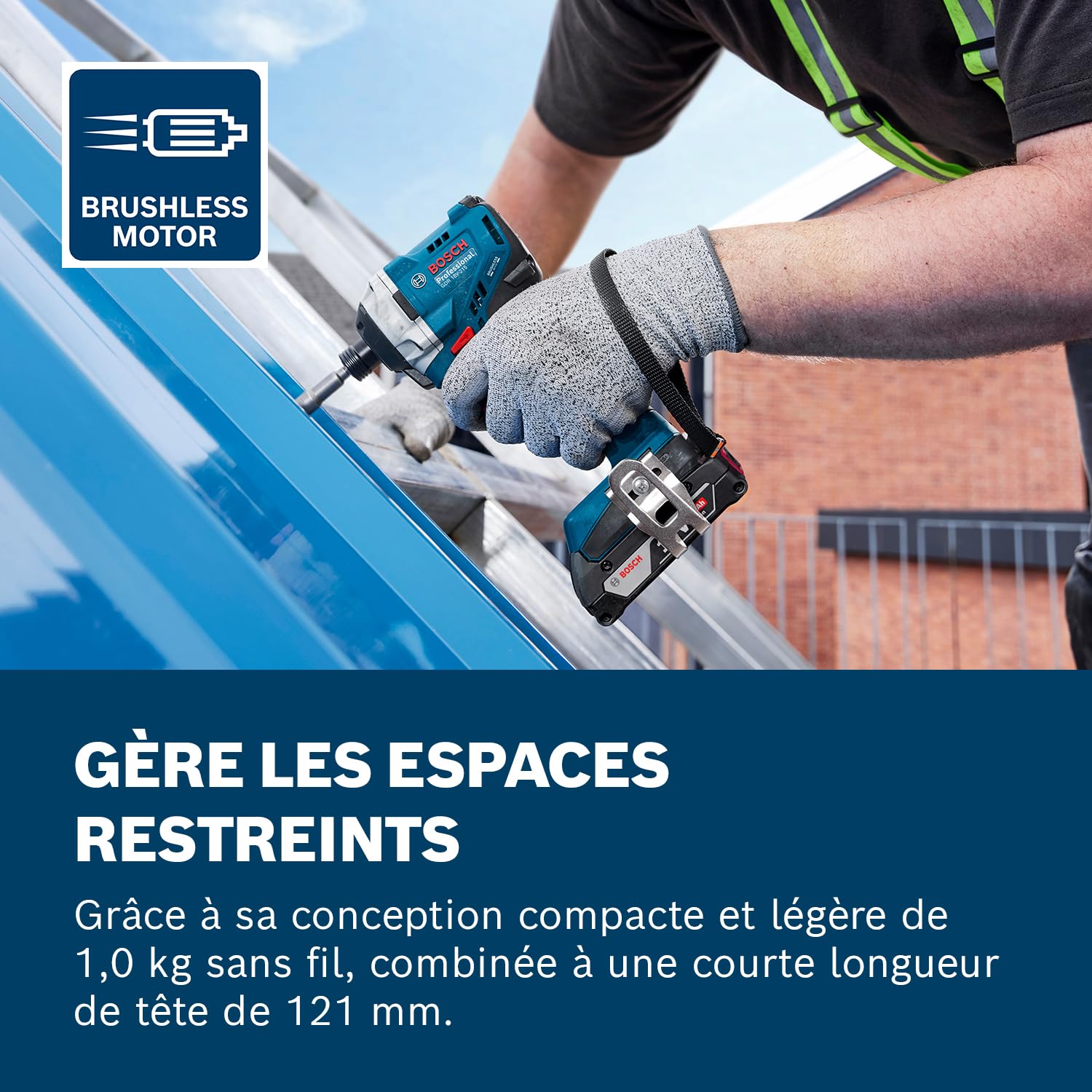 Bosch Professional Tournevis à percussion sans fil GDR 18V-215 18V System