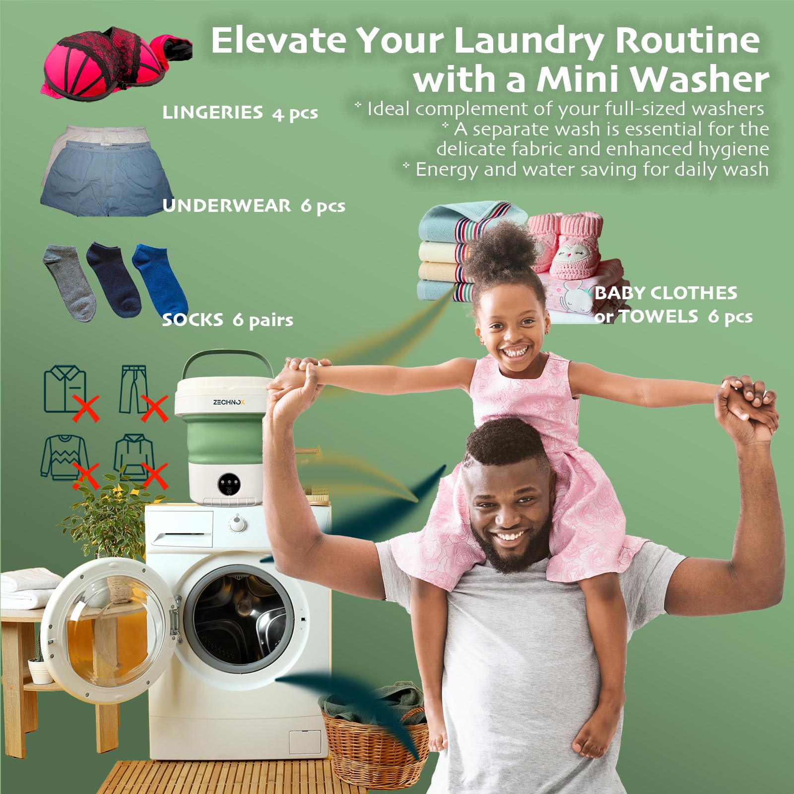 Amazon.com: Portable Washing Machine 12L,Folding Mini Washing