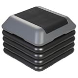 Smartxchoices 16 Inch Adjustable Aerobic Stepper Exercise Workout Step Platform Bench with 4 Risers 4"-6''-8''-10''-12' Height for Home Gym Fitness Training High Step Aerobics Platform