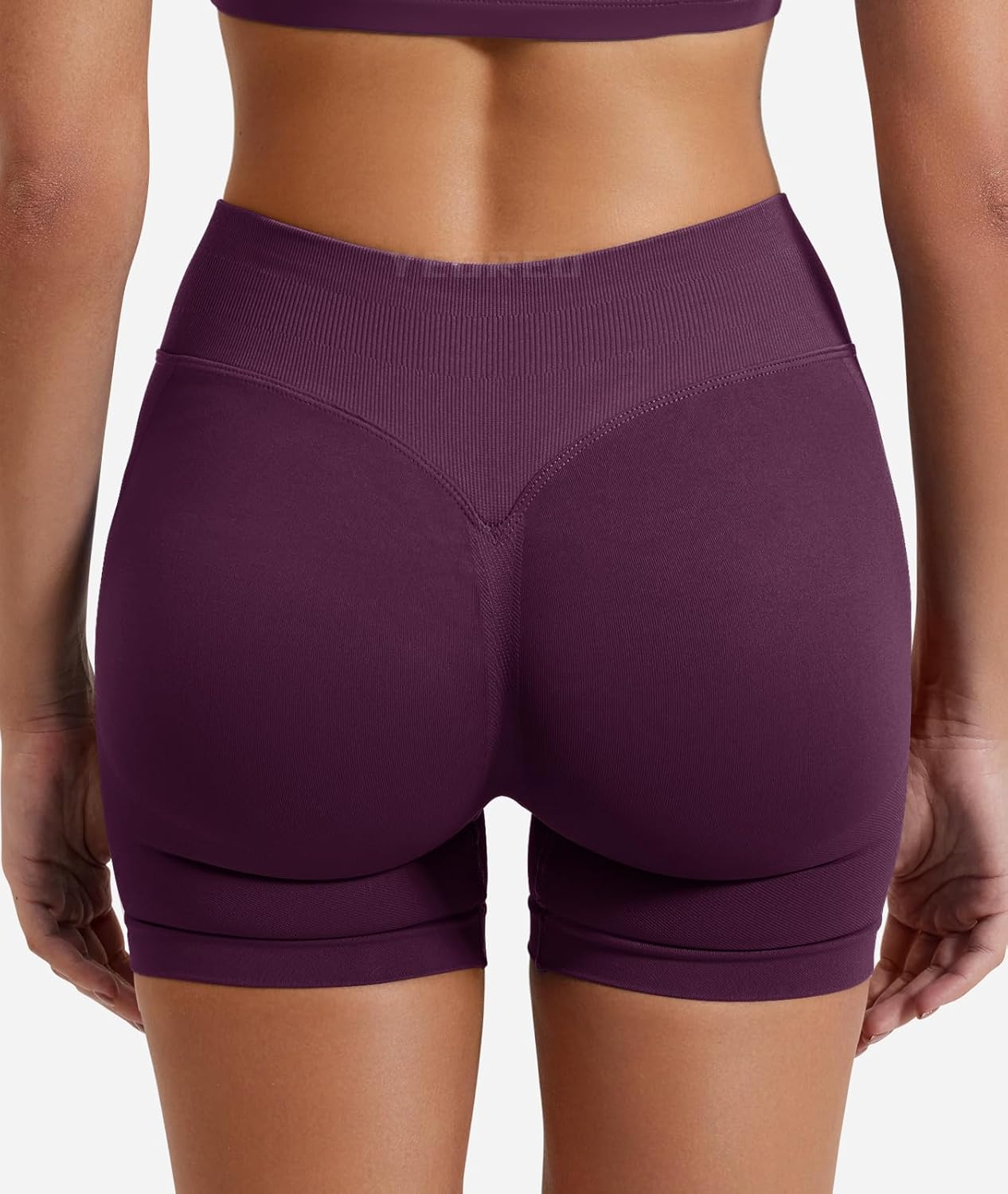 YEOREO SoftHue Women Workout Gym Impact Shorts Hidden Scrunch Butt Lifting 2.5"/3.6"/4.5"/6" Seamless Shorts - Image 3