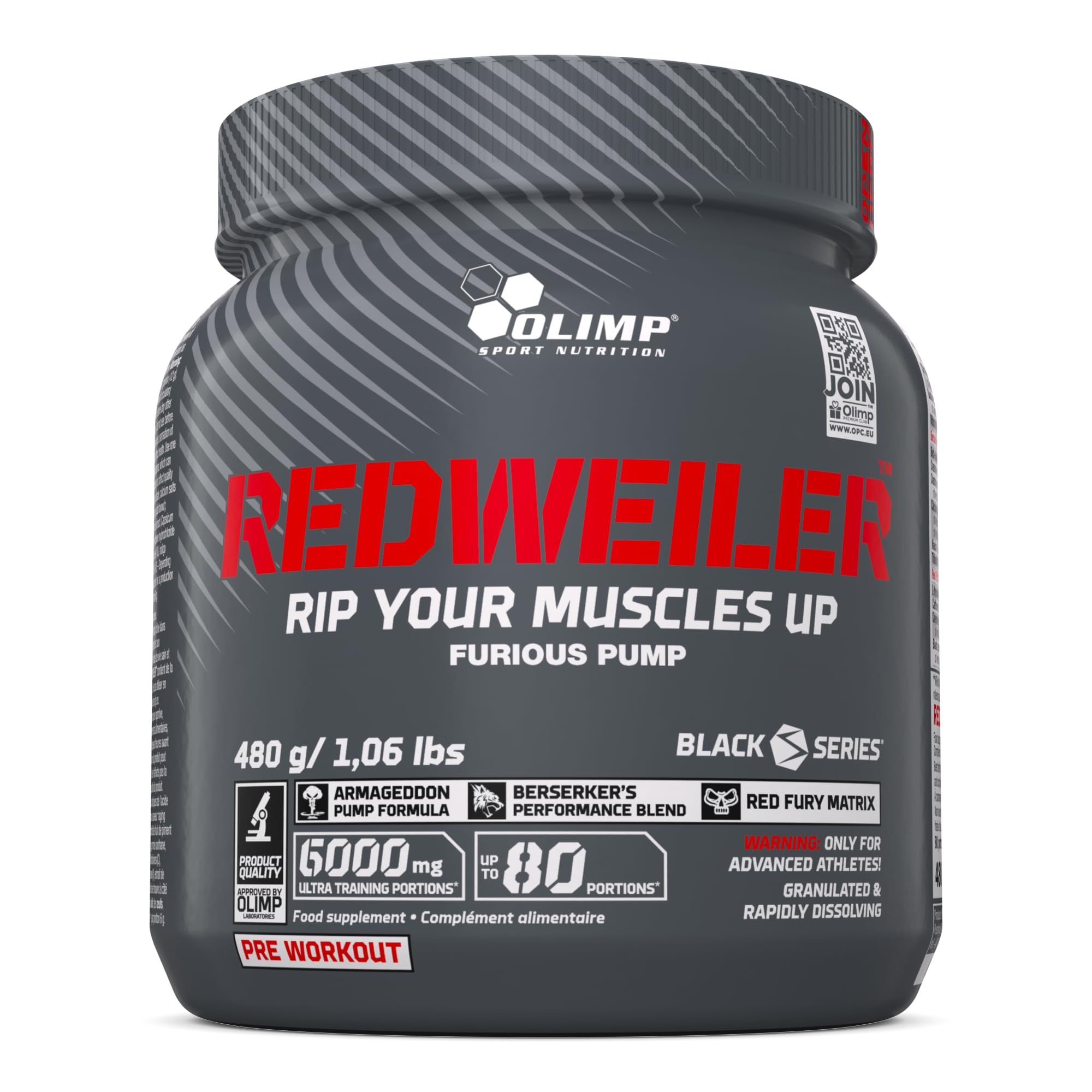 OLIMP SPORT NUTRITION Redweiler Blueberry Madness 480 g