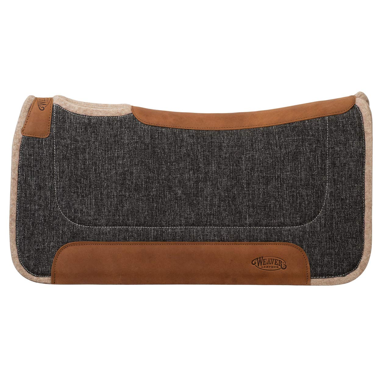 Tough 1 Contour Tapis de selle en feutre Noir