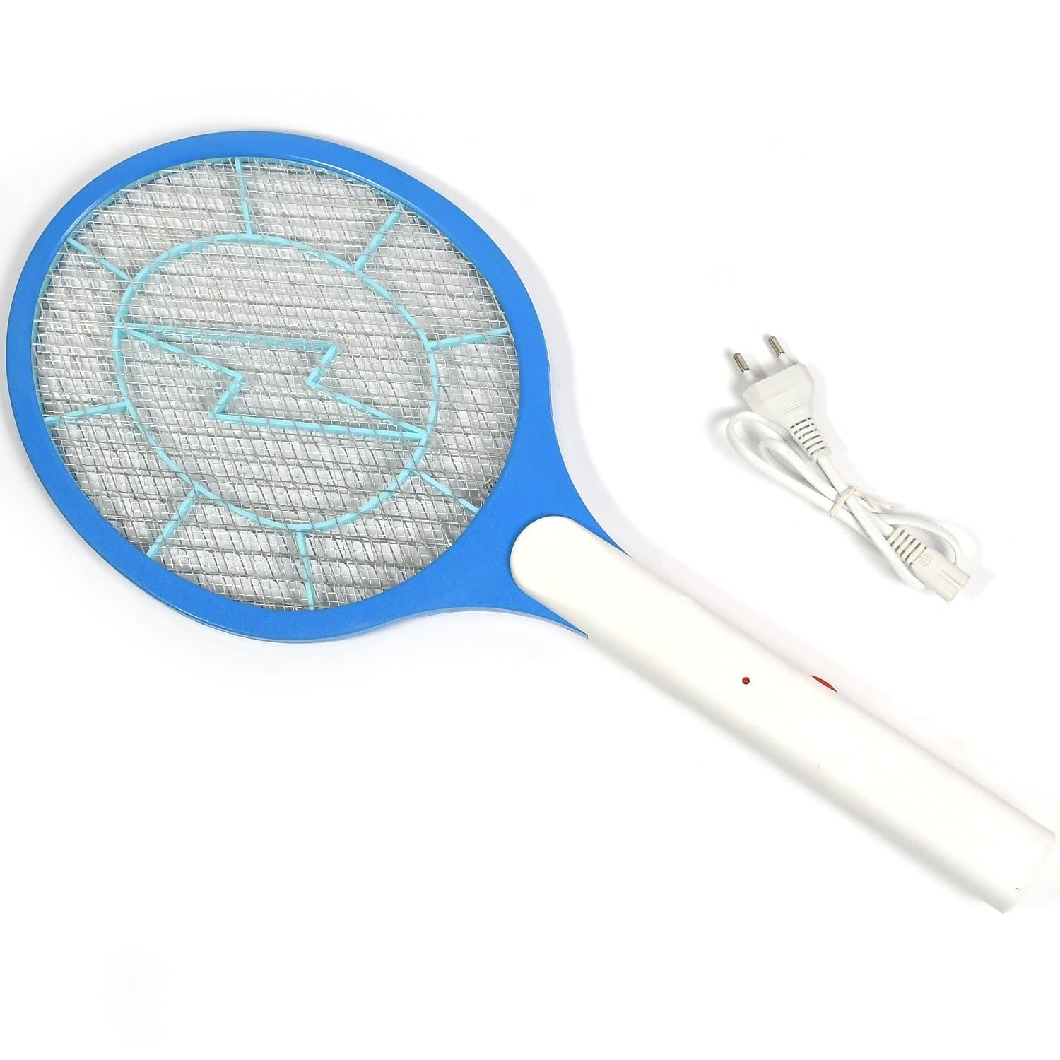 Electric Fly Swatter - Efficient Fly Control Solution | Mosquito bat | Mosquito Racket | Racket for Mosquitoes | Mosquito bat Rechargeable bat (Blue)