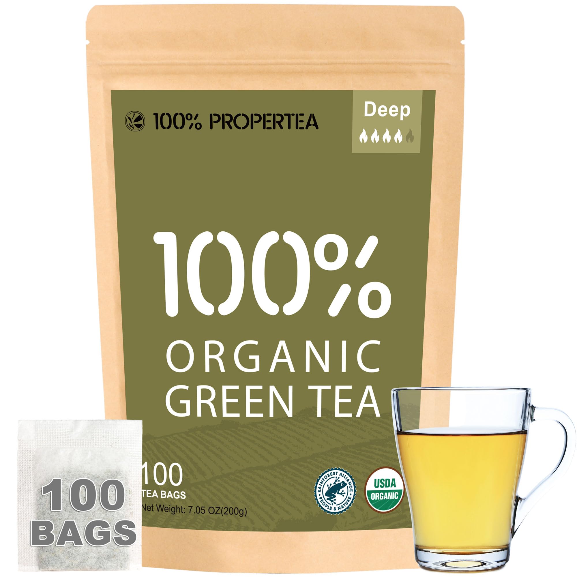 best organic green tea bags