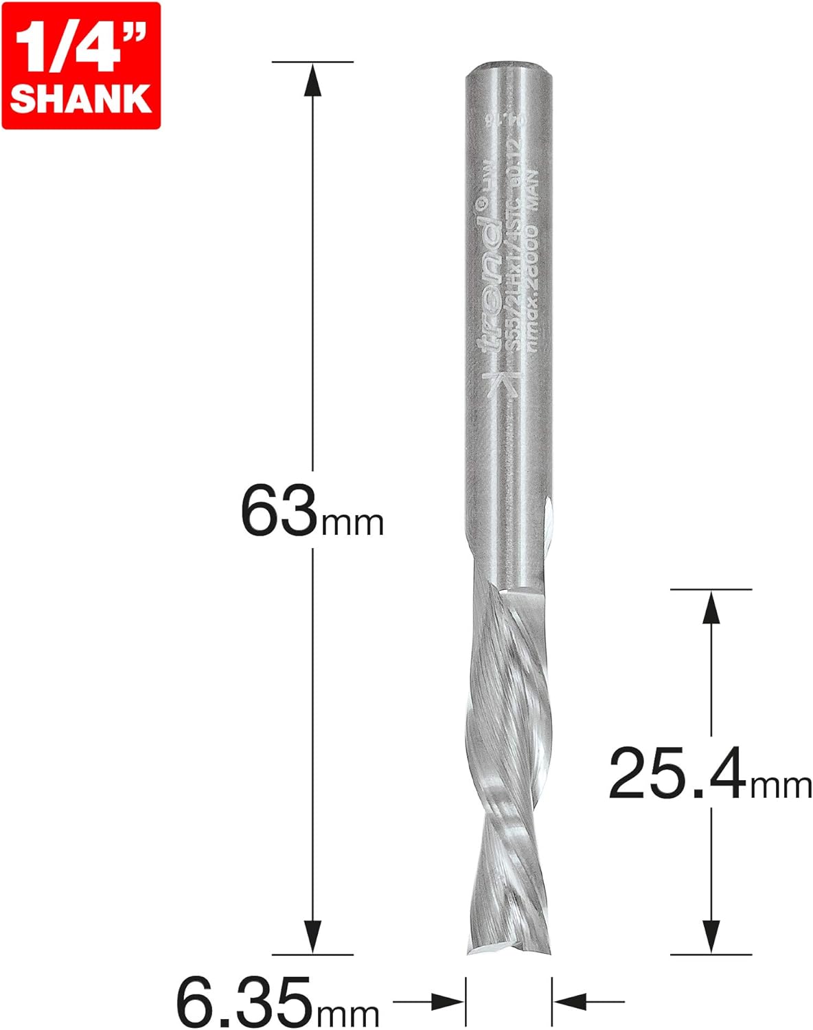 Holiday Deals ๐ Trend S55/2Lhx14stc Spiral Down-Cut 6.35 mm Diameter Holiday Deals ๐ Trend S55/2Lhx14stc Spiral Down-Cut 6.35 mm Diameter