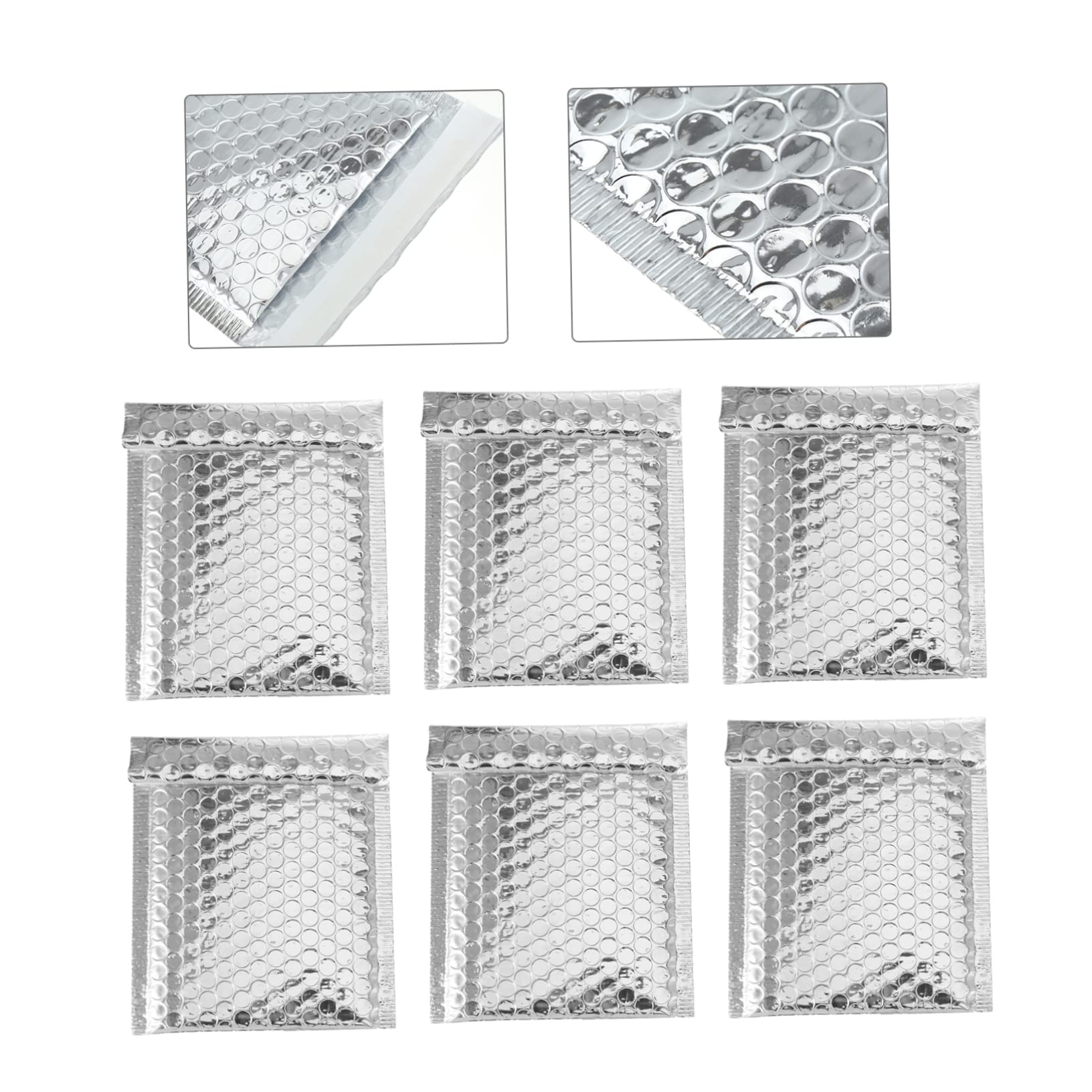 Artibetter 100 Pièces Sac Auto-scellant Vrac Enveloppe à Bulles Rembourrée Sac Expédition Imperméable Et Résistant Aux Chocs Pour Expédition Objets Fragiles