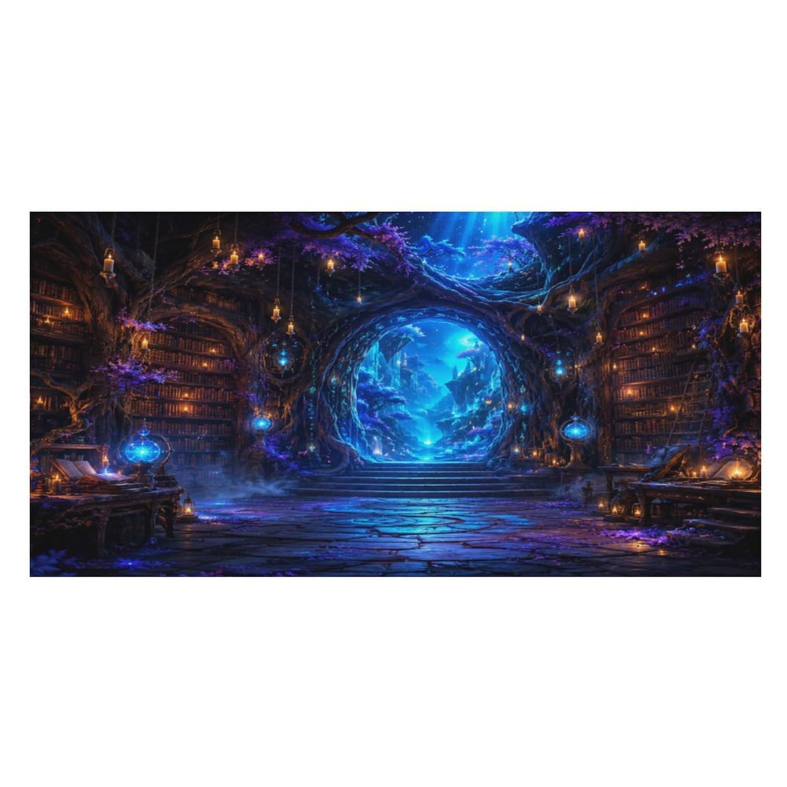Anceky Enchanted Library Magic Door Oversized Beach Towel Quick Dry Sand Free Microfiber Travel Towel Lightweight Multi Purpose Beach Blanket Pool Gym Bath Towel 63x31 in