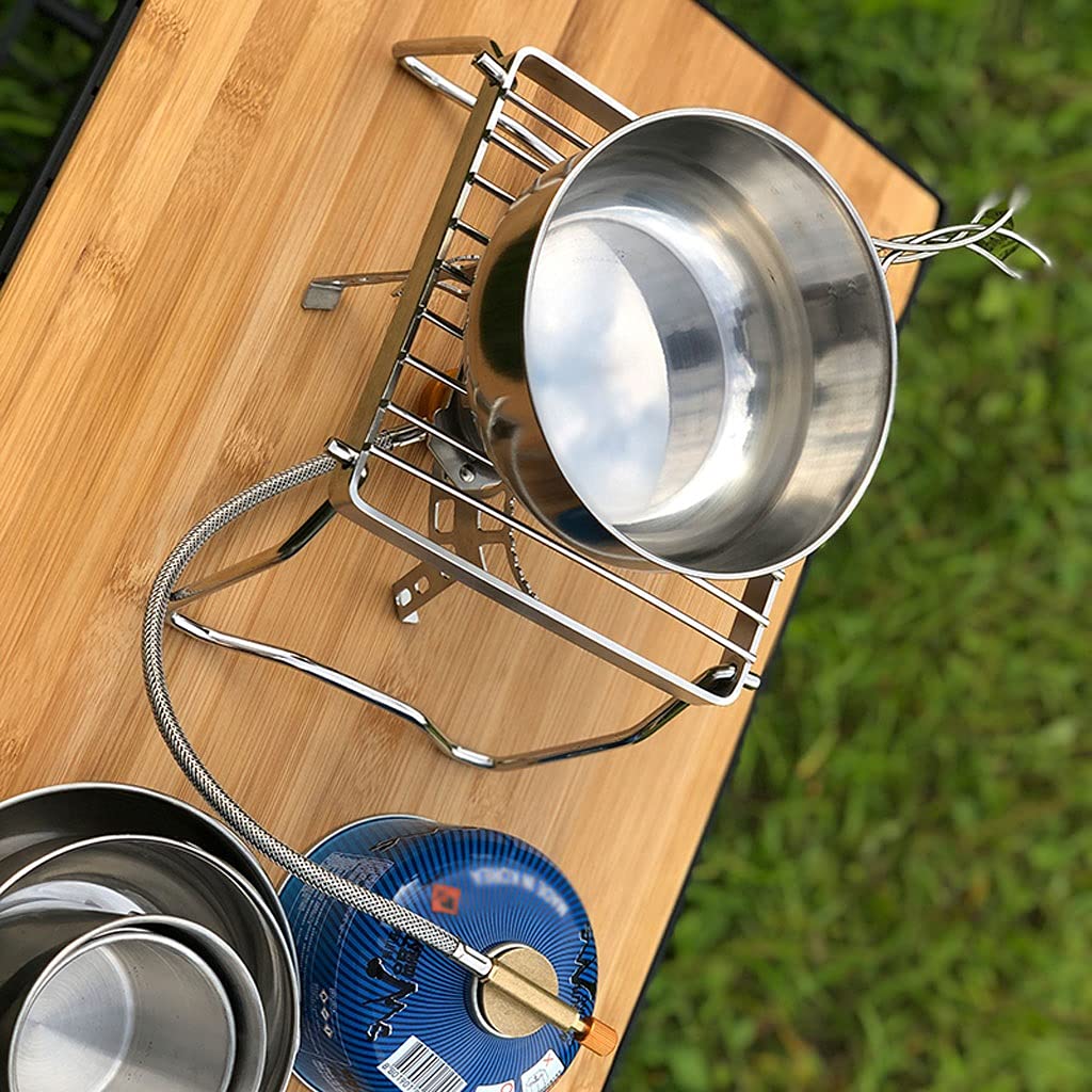 YYDS Camping al aire libre portátil camping kit ligero sartén para mochilero campamento accesorios equipo conjunto al aire libre e interior vajilla conjunto aventuras picnic