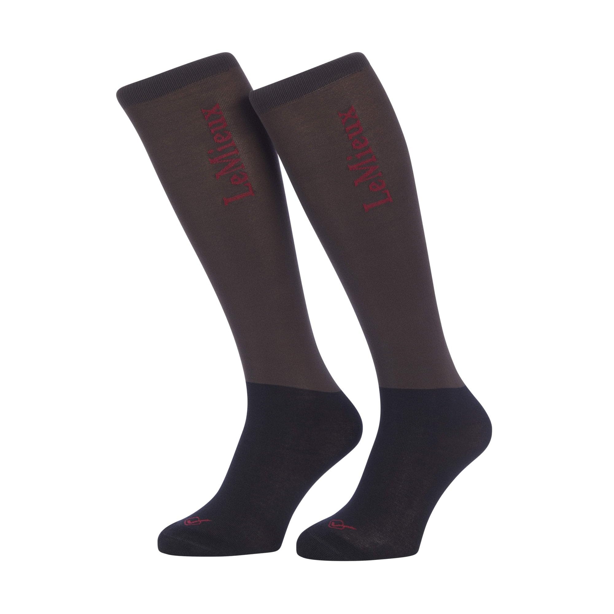 LeMieux My Competition Socks - Cinder (Twin Pack) Large