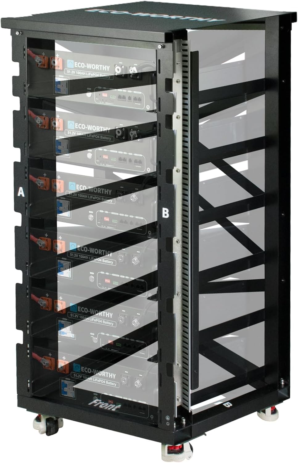 Amazon.com: ECO-WORTHY RACK6 V2, 6-Layer Server Rack with 600A Busbar ...
