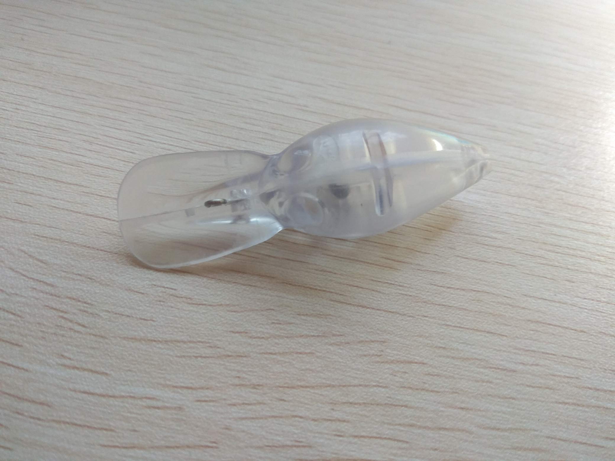 YETYE 10pcs Unpainted Fishing Blank Lure Body Crankbait 3 Inch 1/3 Oz Crank