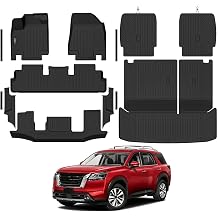 Naibeve Floor Mats for 2022-2026 Nissan Pathfinder 7 Seats