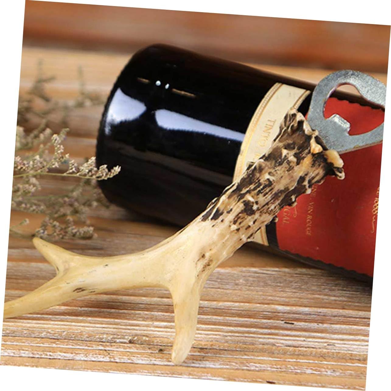 Abridor de Botellas de Cerveza de Resina Forma de Asta Práctico y Ergonómico