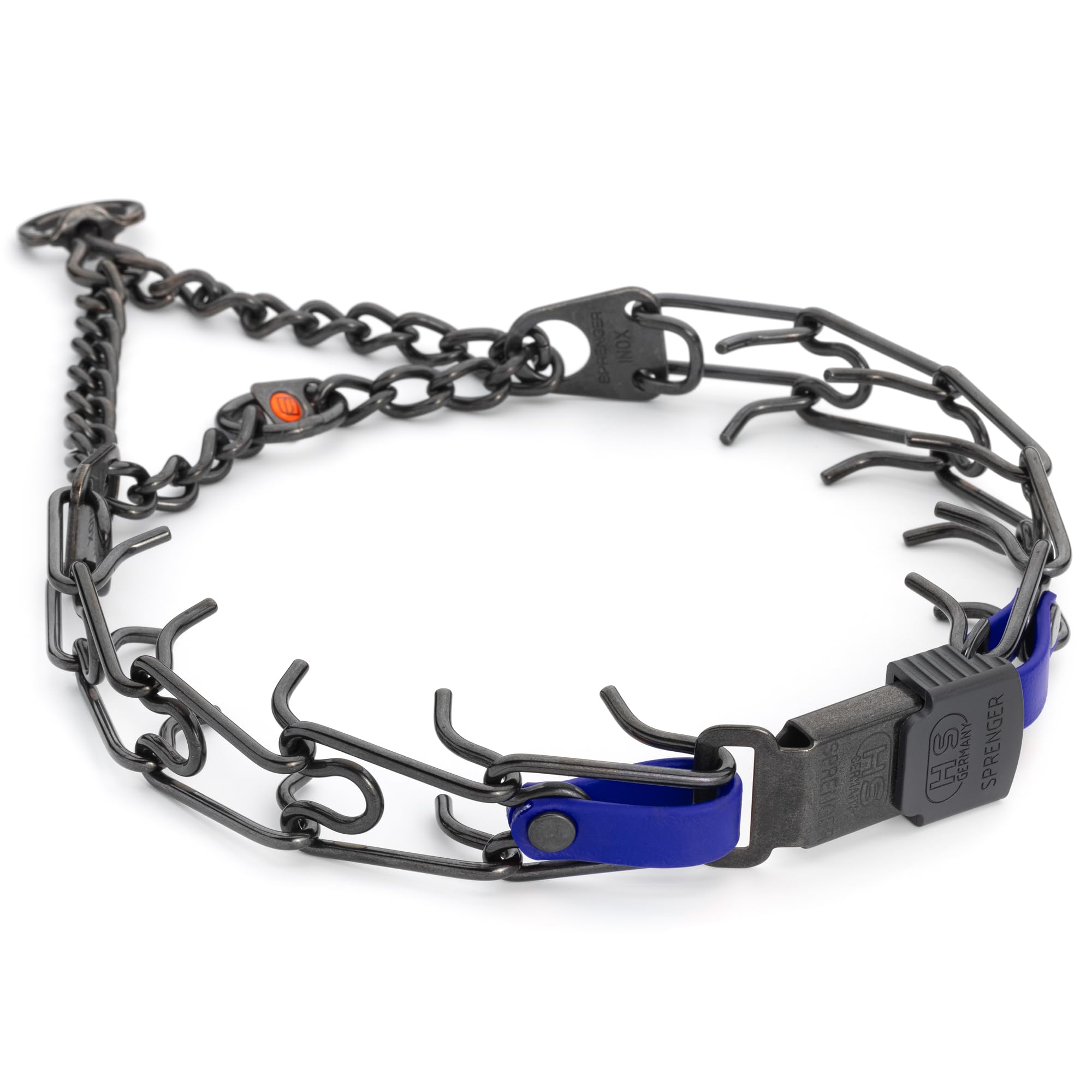 Collier de dressage Herm Sprenger anti traction avec boucle ClicLock et biothane