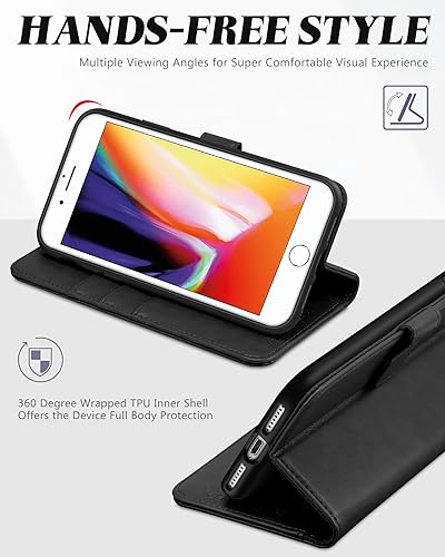 Miniatura 4 de TUCCH - Funda tipo cartera para iPhone 8 Plus