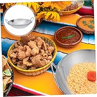 Vista 5 de DOITOOL Olla caliente inoxidable olla de doble mango sartén de metal olla de cocina casera Sartén de cocina caliente Shabu Sartén de 9 pulgadas tipo