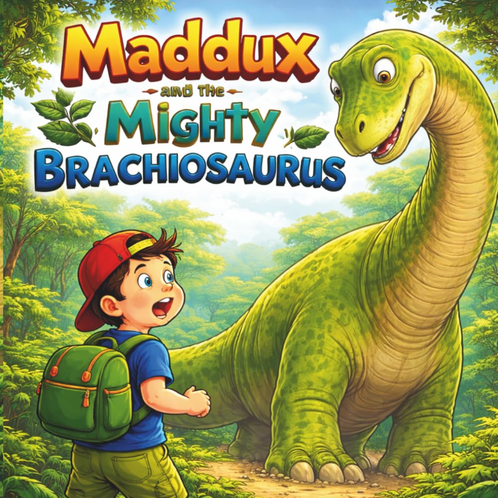 Maddux and the Mighty Brachiosaurus: Brachiosaurus Dinosaur Book - Dinosaur Books About Brachiosaurus - Childrens Dinosaur Books Ages 3-5
