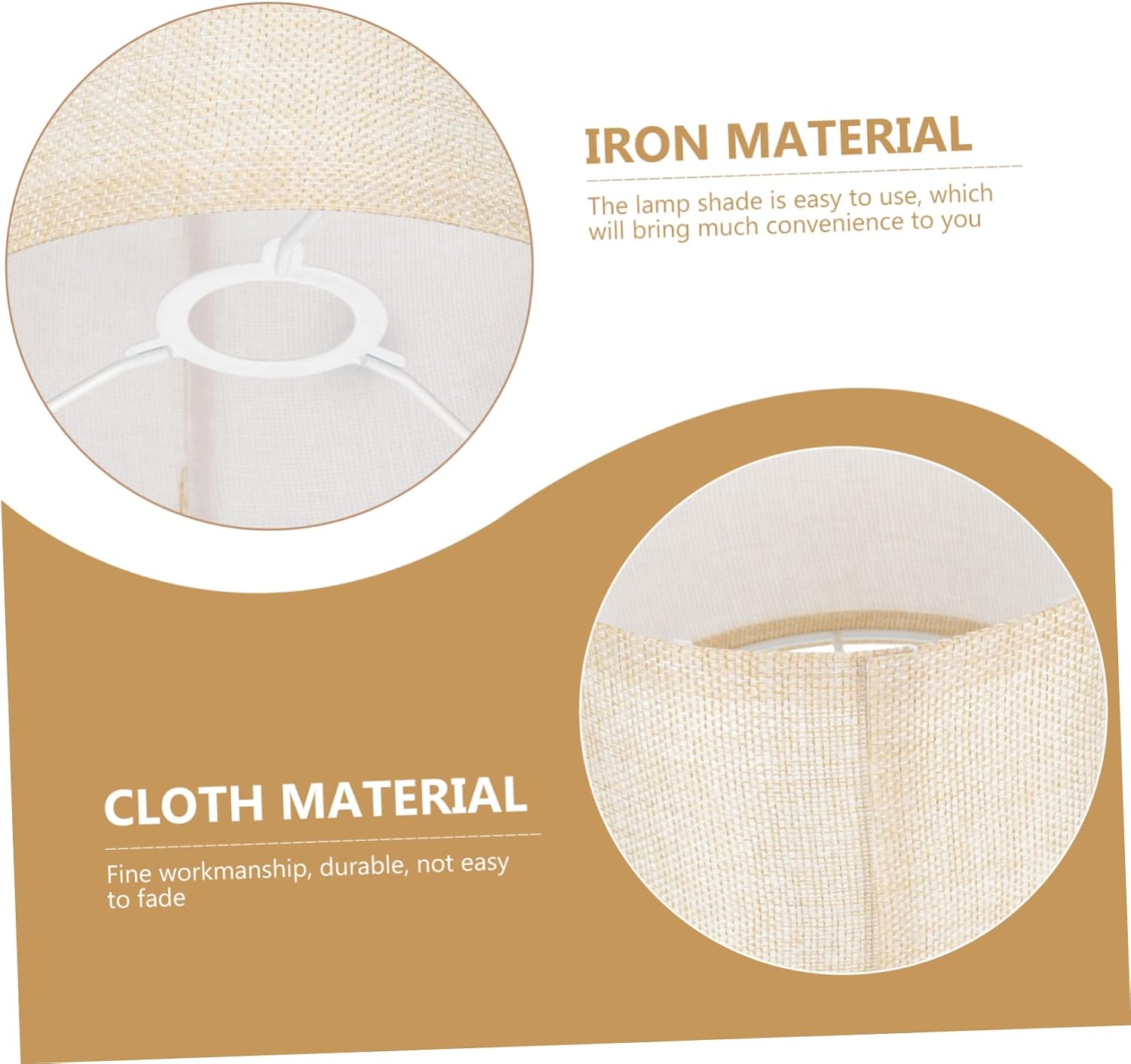 1pc Cloth Lampshade for Home Decor Multifunctional Light Shade for Floor and Table Lamps Stylish Beige Design Suitable for Various Lighting Fixtures Housewarming Present