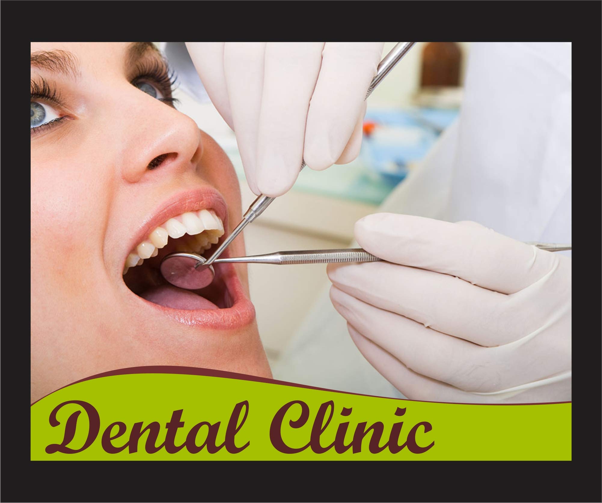 Dental Clinic Poster,Wall Sticker for Clinic Medical College/Hospital (12 x 18 inch), PVC Vinyl Print-image-41