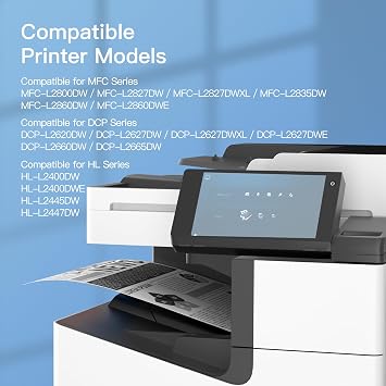 GPC Image TN2510XL Compatible for Brother TN-2510 XL Toner Cartridge 1Black