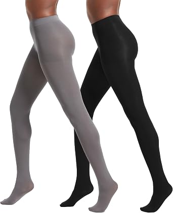 No nonsense Womens Super Opaque Control Top Tights 90 Denier Soft High Waist Pantyhose