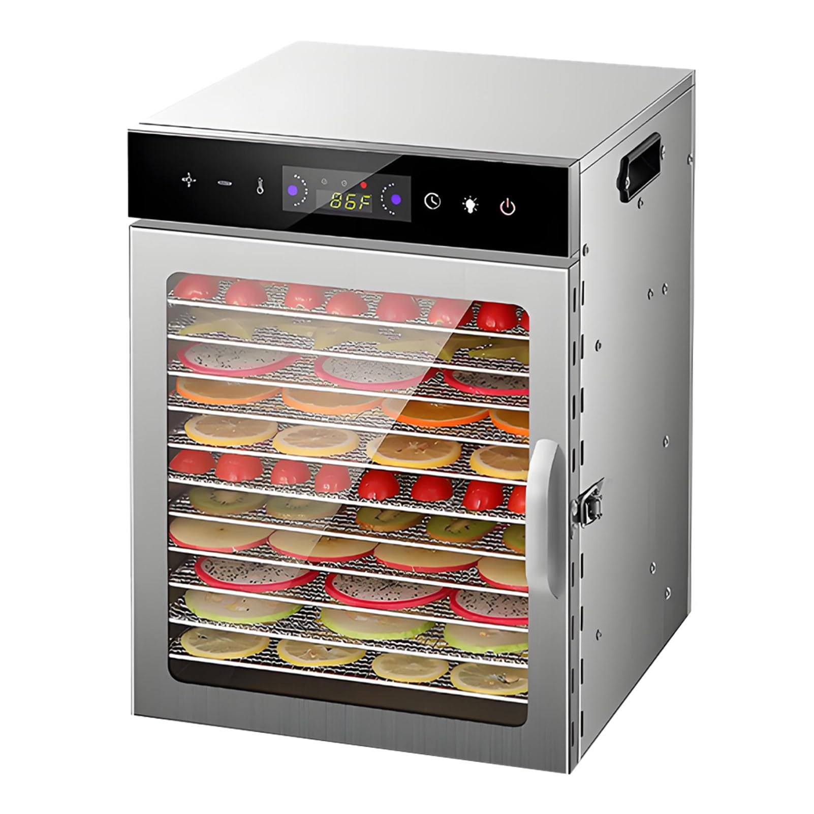 Deshidratador de Alimentos de 12 bandejas para cecina, Frutas, Hierbas 12Trays