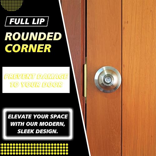 Miniatura 6 de Tandefio 4 piezas 4-78 pulgadas placa universal de huelga de puerta en T placa de huelga de puerta placa de bloqueo placa trasera de puerta con