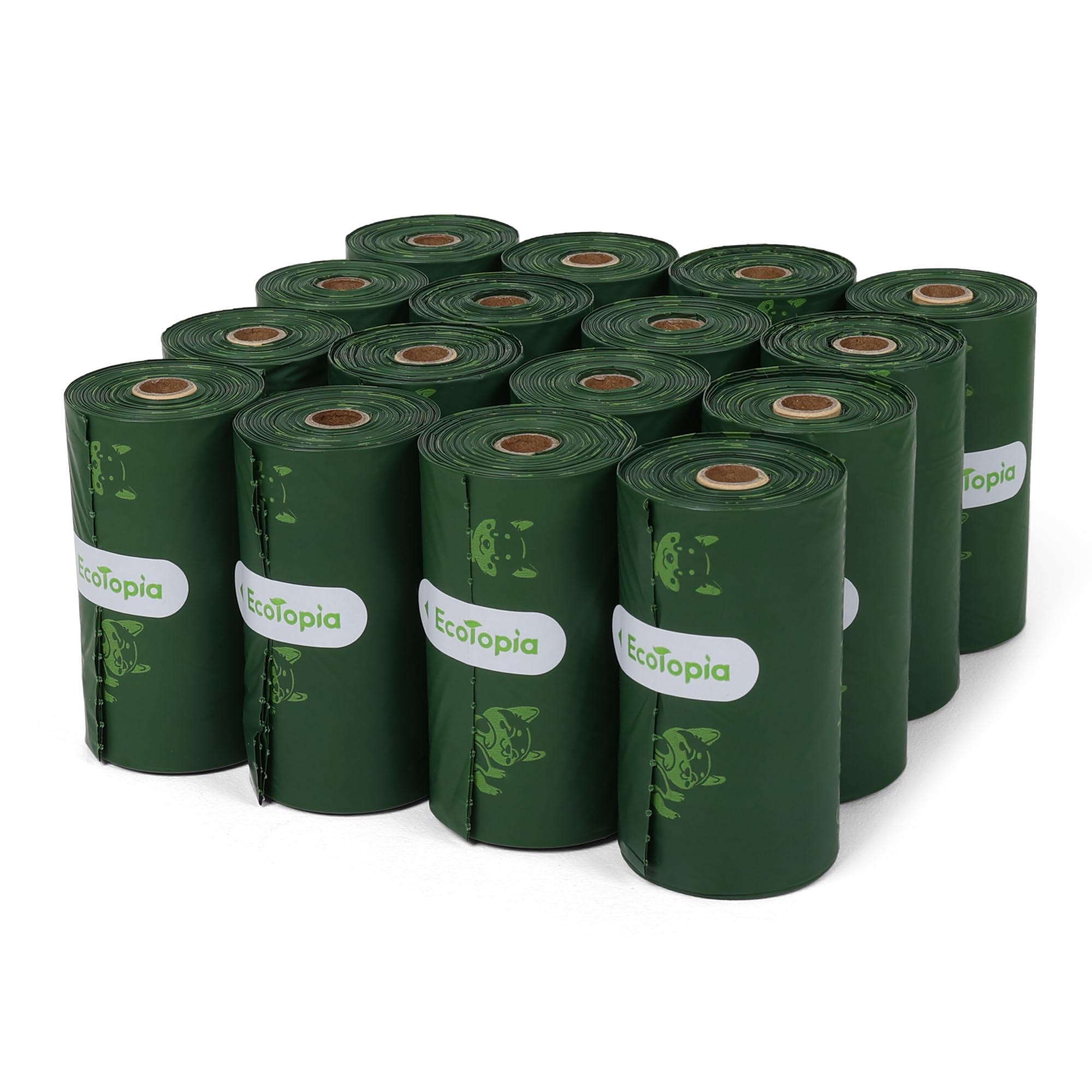 Bolsas para excrementos de perro 100 % certificadas para el hogar, compostables y biodegradables (no necesita desgarros), bolsas de basura para perros compatibles con ASTM D6400 y EN 13432, extra