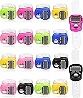 Tatuo 18-Pack 5-Digit Hand Tally Counters - Finger Clickers with Resettable Mechanical Counters for Sports & Events