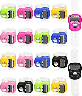 Tatuo 18-Pack 5-Digit Hand Tally Counters - Finger Clickers with Resettable Mechanical Counters for Sports & Events