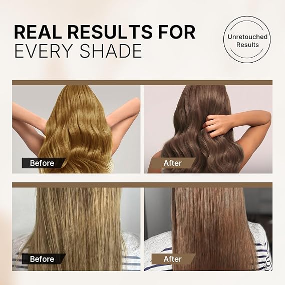 Karseell Brown Hair Color Depositing Mask Hair Treatment Repair Conditioning